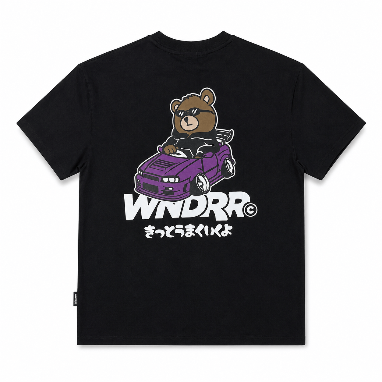 WNDRR Slammed Box Fit Tee - Black