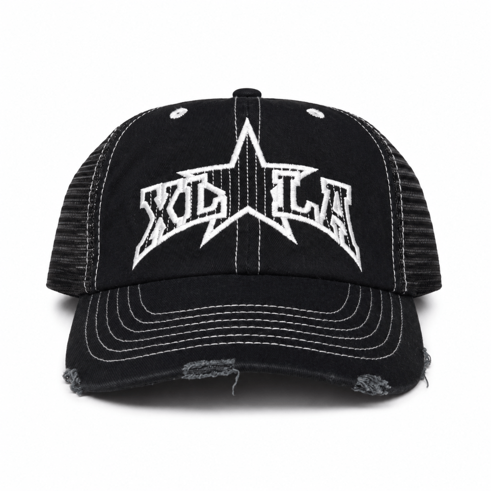 XLarge LA Star Low Pro Trucker Cap - Black