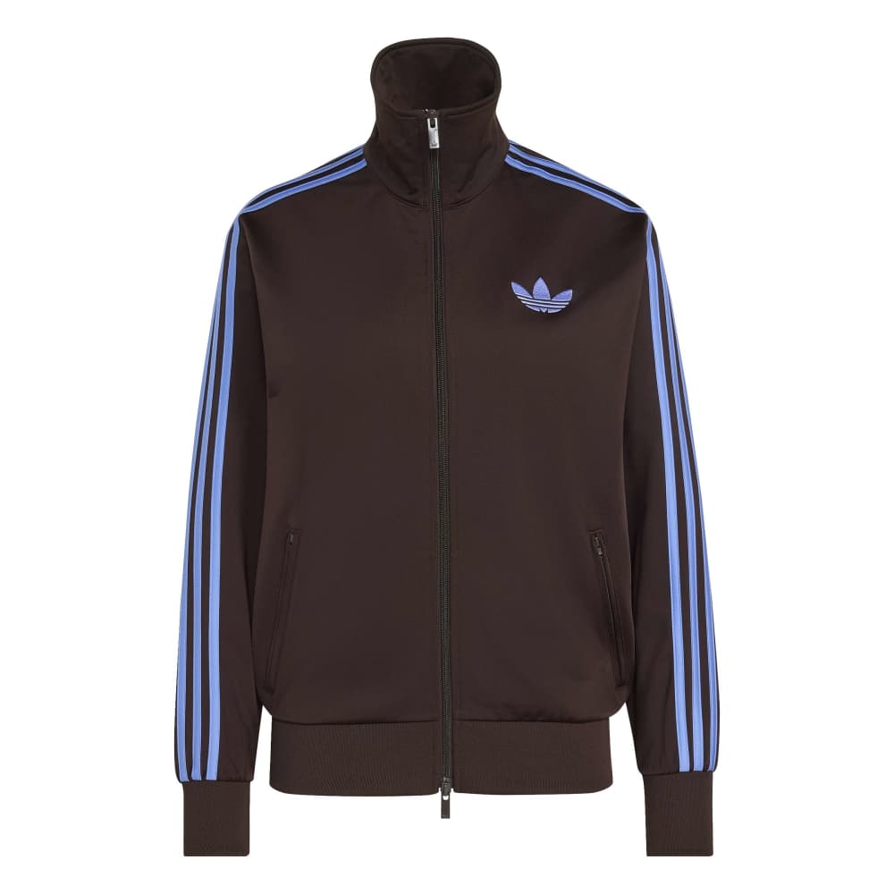 Adidas Women's Firebird Loose Track Top - Aurora Coffee / Blue Fusion
