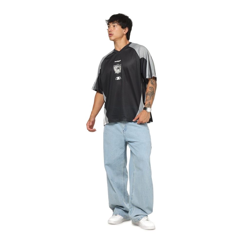 Mitchell & Ness Mixed Mesh Jersey Las Vegas Raiders - Black / Gun Powder Grey /  White