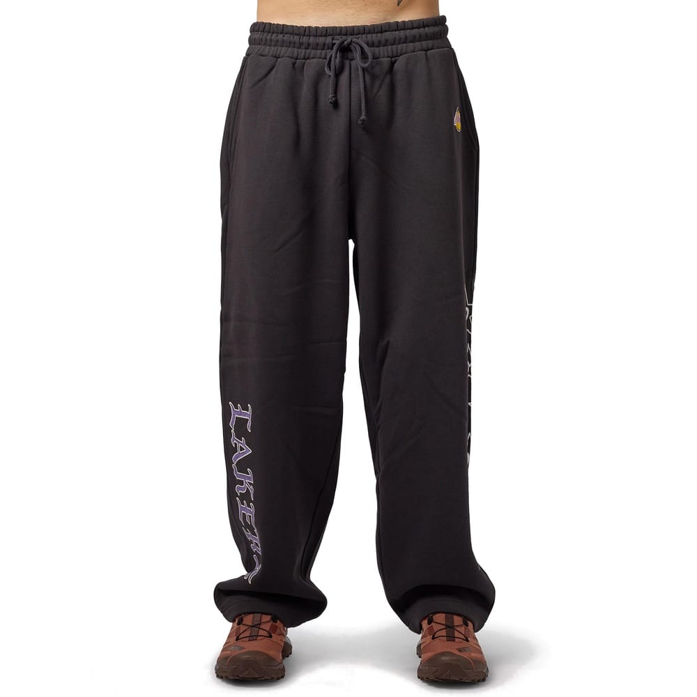 Mitchell & Ness Blackletter Champions Track Pant Los Angeles Lakers - Washed Black