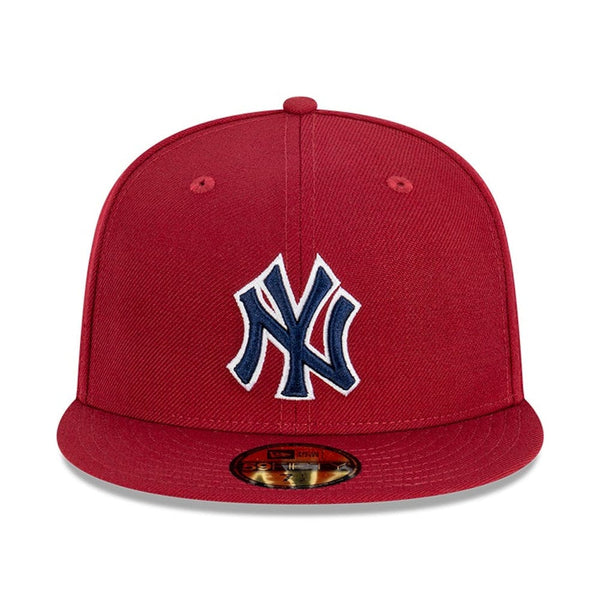 Buy New Era 59FIFTY Bordeaux Blue Fitted Cap Yankees - Cardinal online