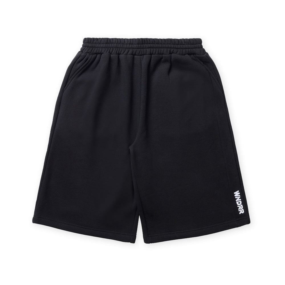 WNDRR Halo Baggy Trackshort - Black