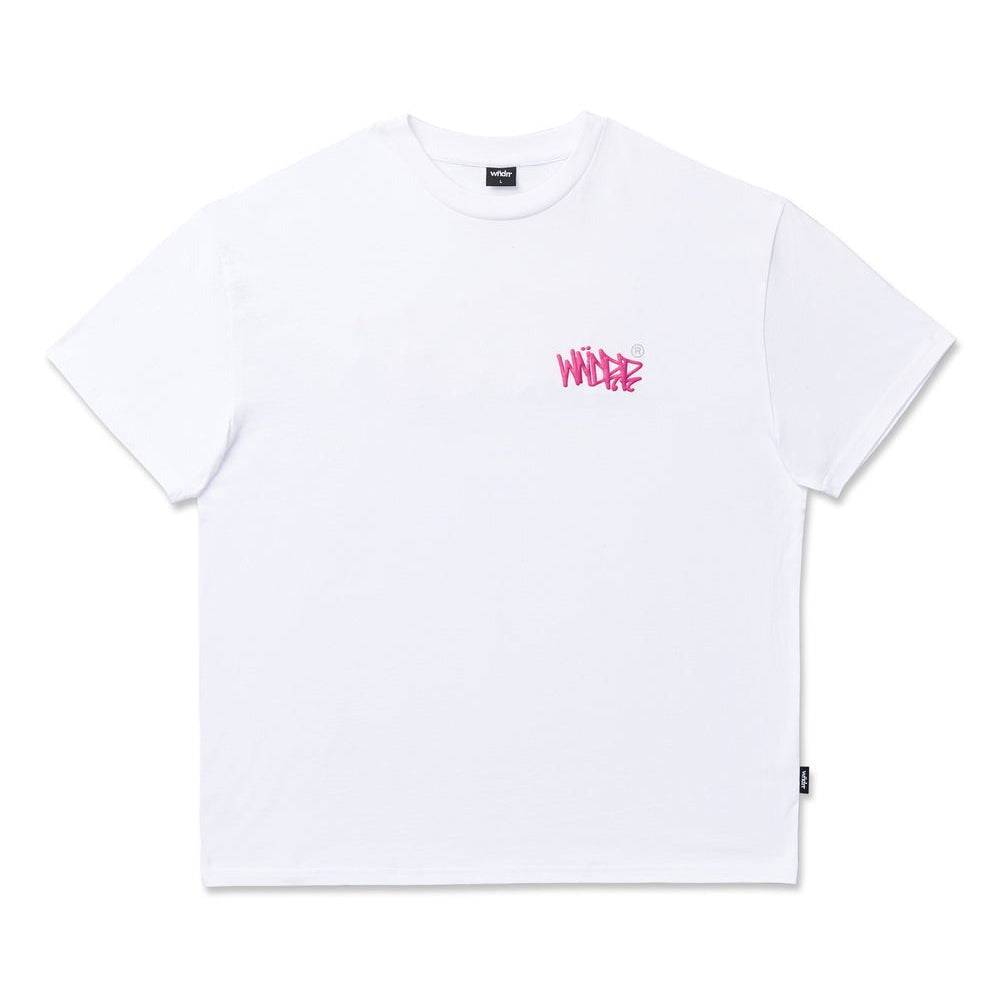 WNDRR Tagged Box Fit Tee - White