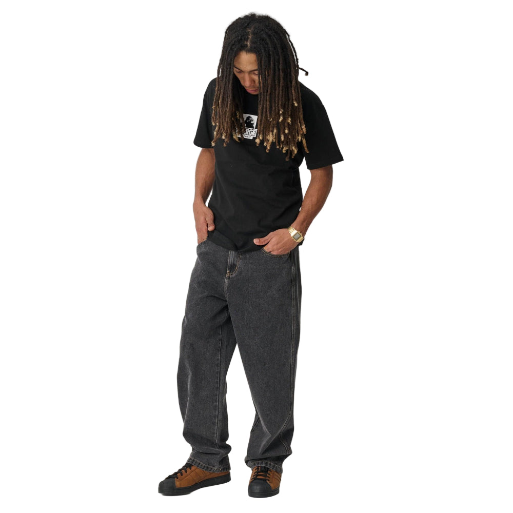 XLarge Baggy Bull Denim 91 Pant - Washed Black