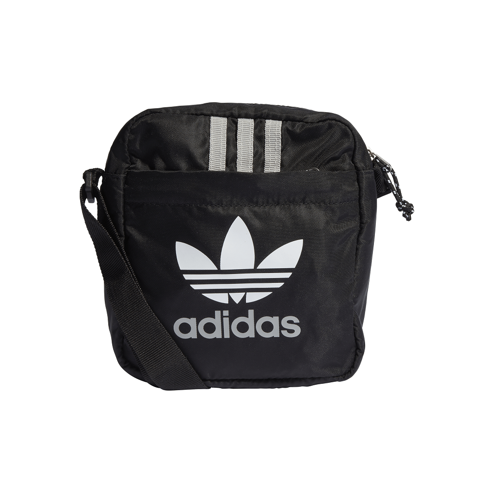 adidas 3 Stripe Adicolor Festival Bag - Black