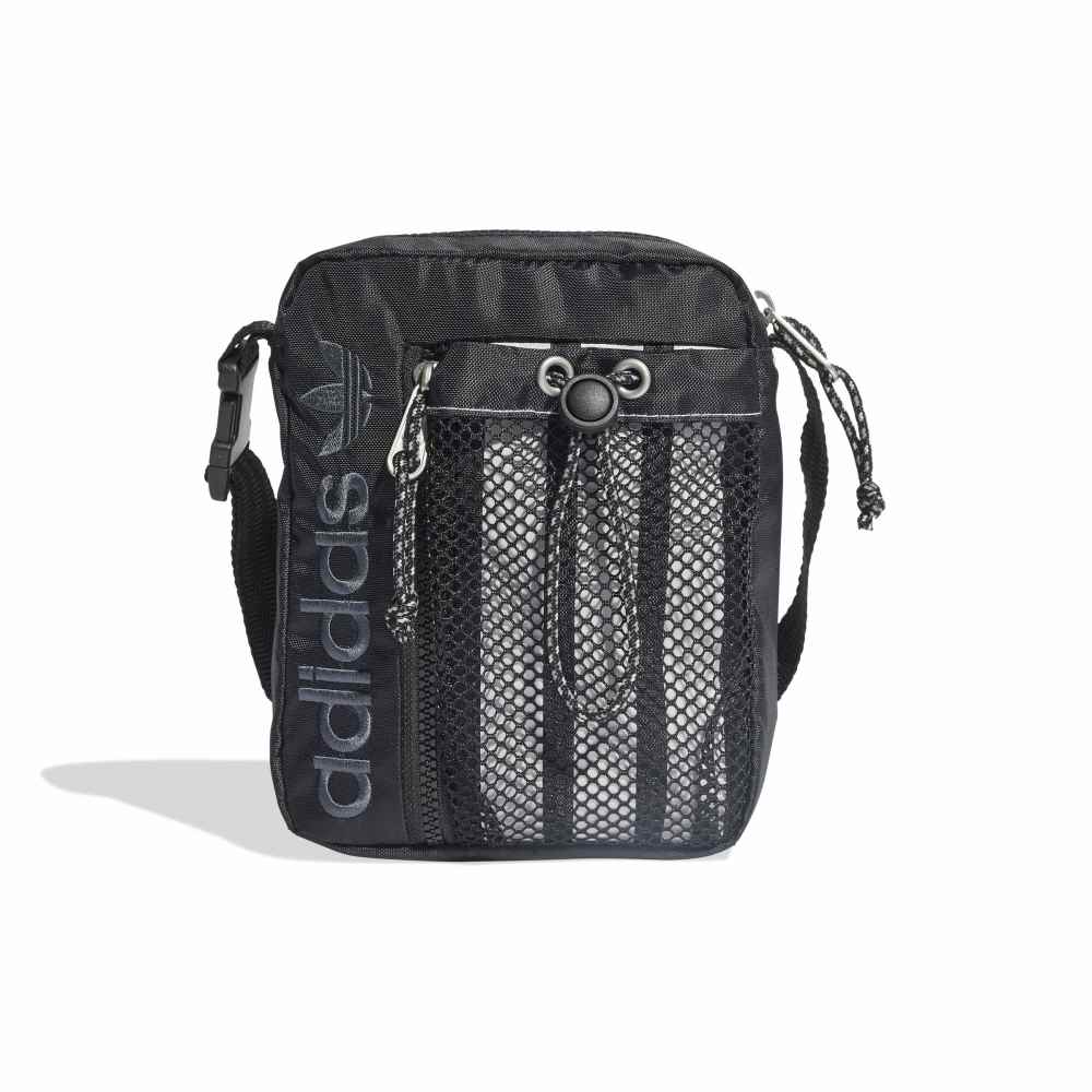 adidas Mesh 3-Stripes Small Item Bag - Black