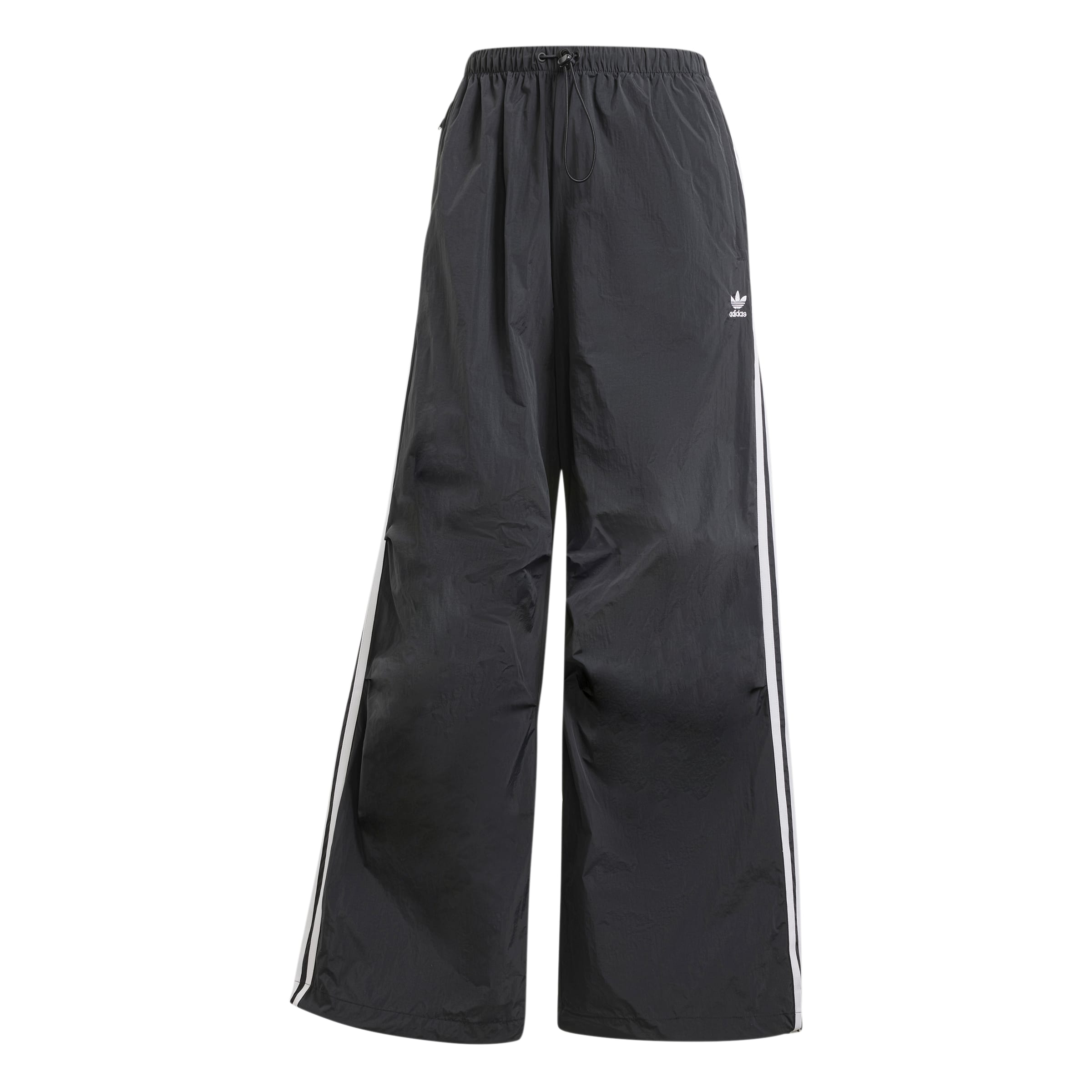 Adidas Women's 3-Stripes Parachute Pants - Black / White