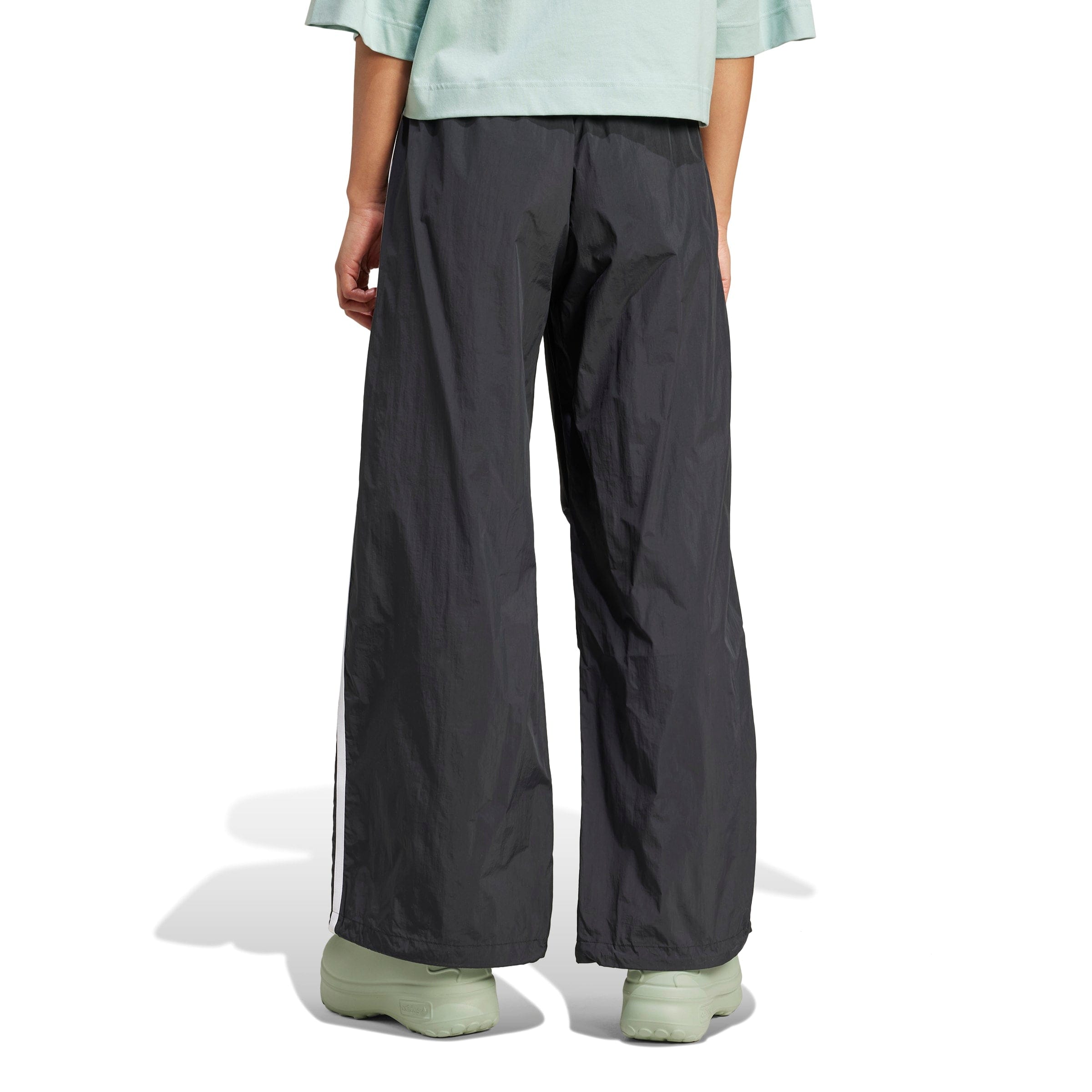 Adidas Women's 3-Stripes Parachute Pants - Black / White