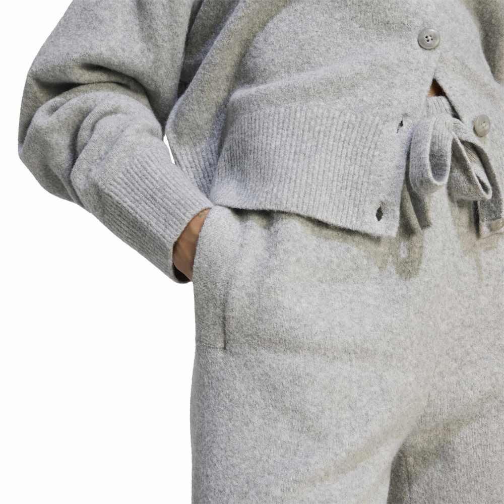 Adidas Women's Essentials Knit Pant - Medium Grey Heather