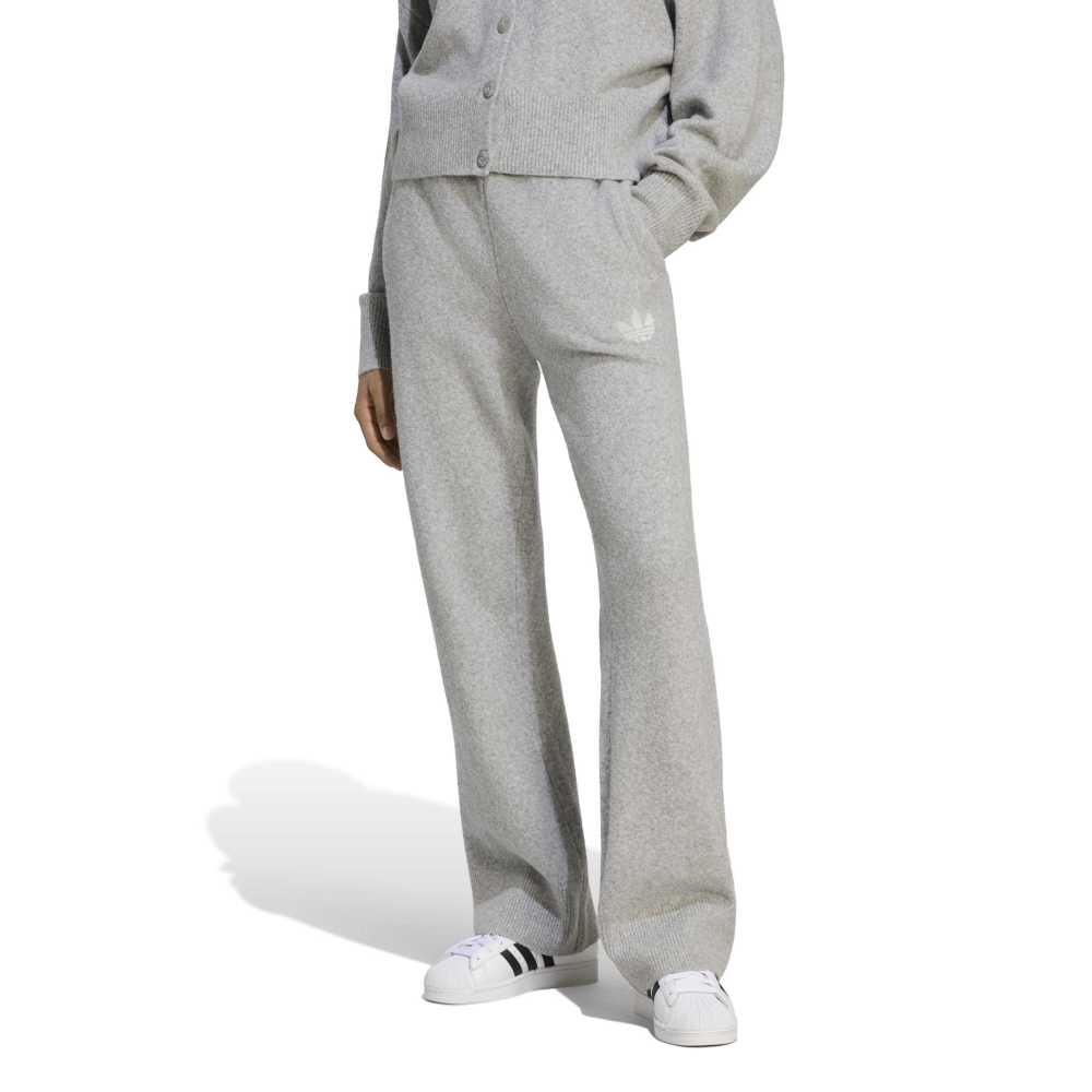 Adidas Women's Essentials Knit Pant - Medium Grey Heather
