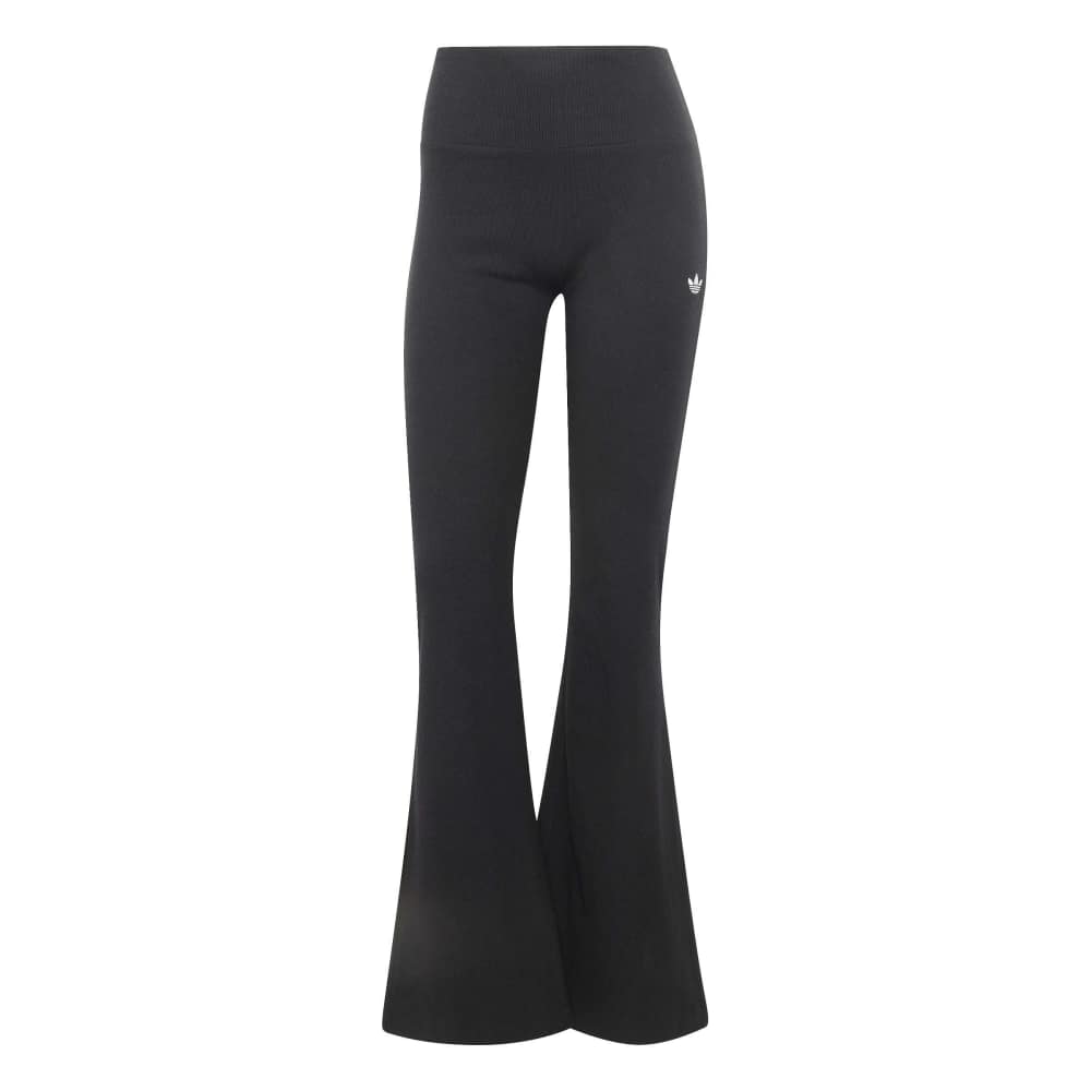 Adidas Women's Essentials Rib Flared Leggings - Black