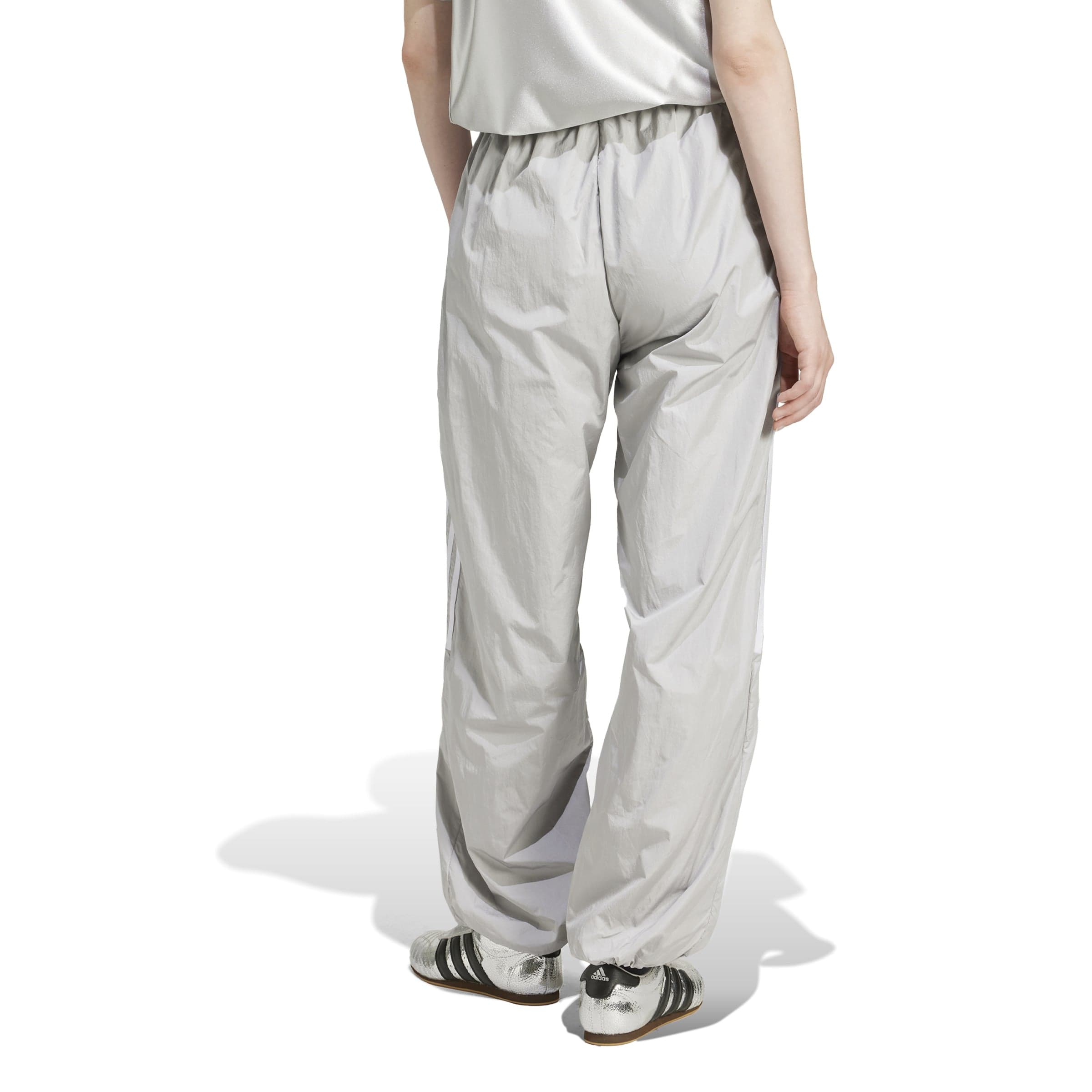 adidas adicolor Teamgeist Oversized Track Pant - Grey Two / White
