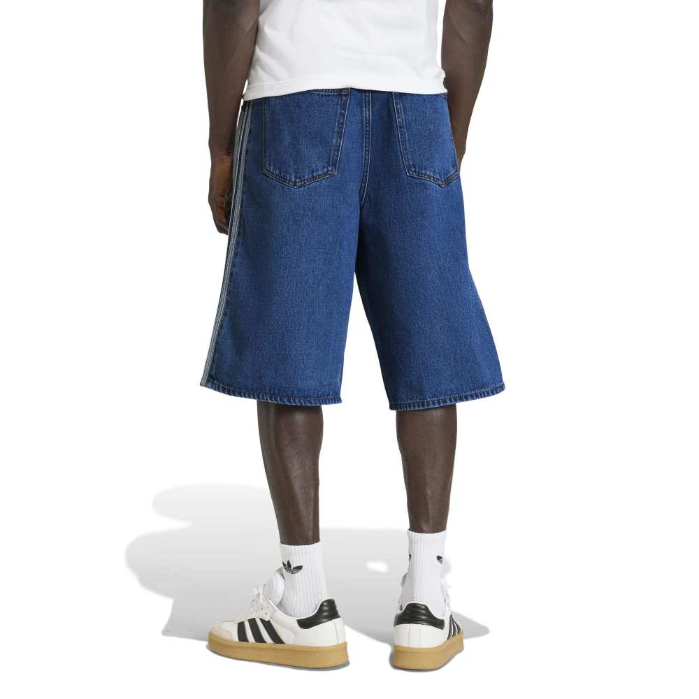 Adidas Firebird Adicolor Denim Shorts - Blue Denim