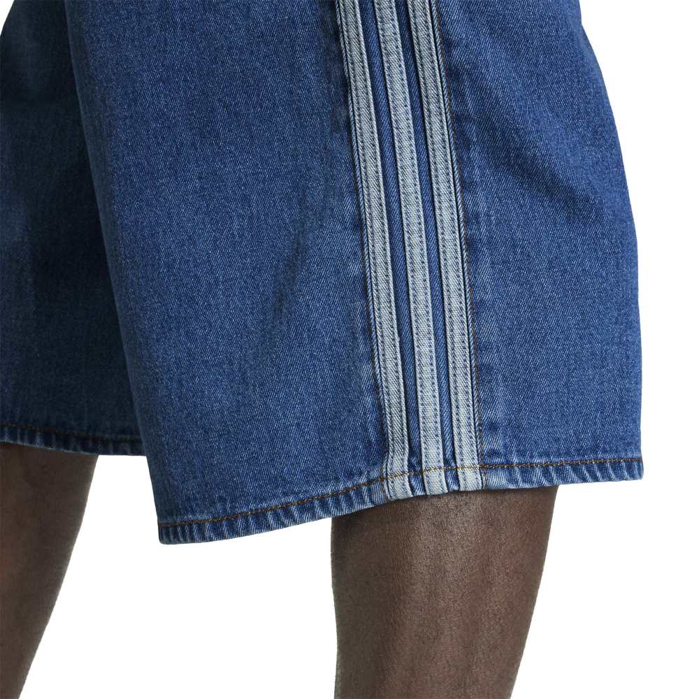 Adidas Firebird Adicolor Denim Shorts - Blue Denim