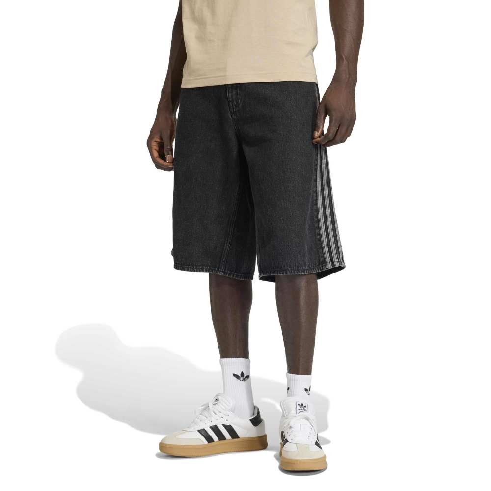 Adidas Firebird Adicolor Denim Shorts - True Black Denim