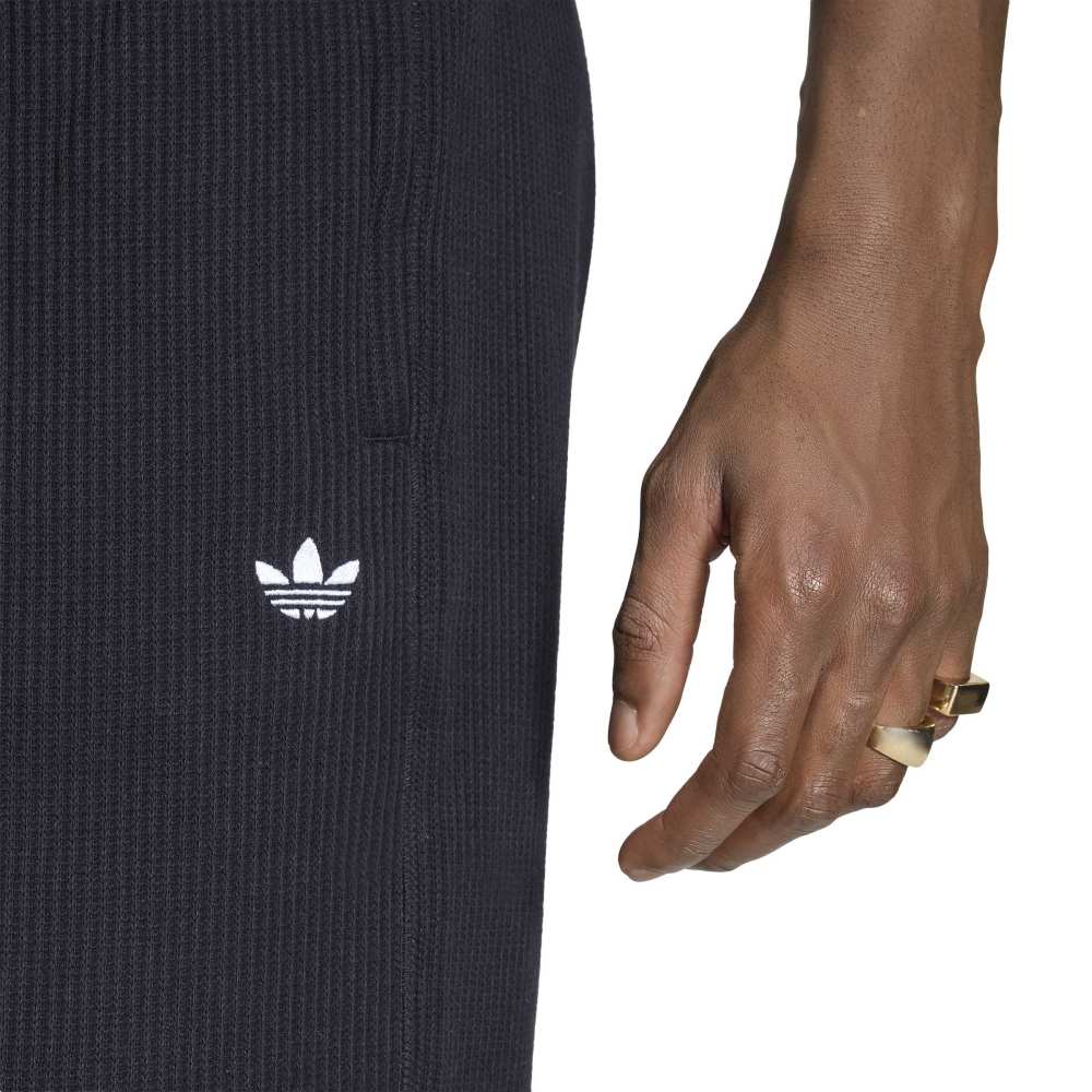 Adidas Trefoil Essentials Waffle Shorts - Black