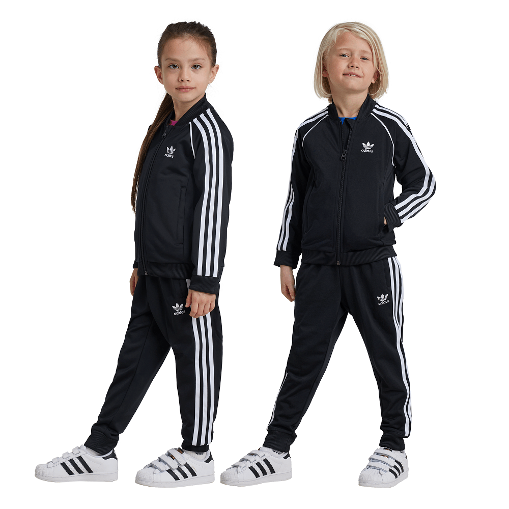 adidas Childrens SST Tracksuit - Black