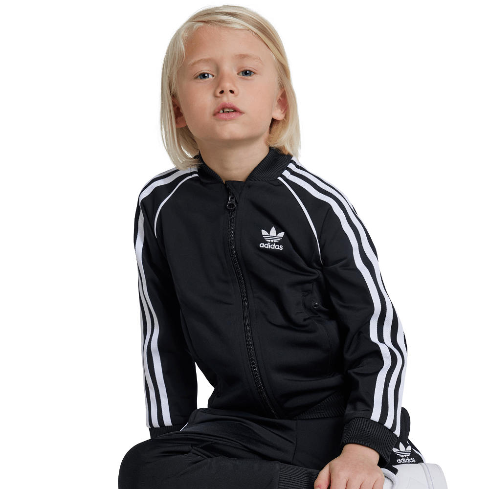 adidas Childrens SST Tracksuit - Black