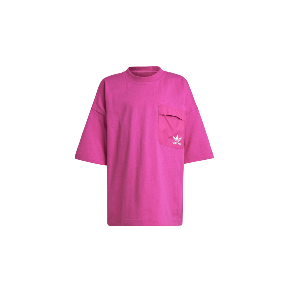adidas Childrens Adicolor Short Tee Set - Semi Lucid Fuchsia