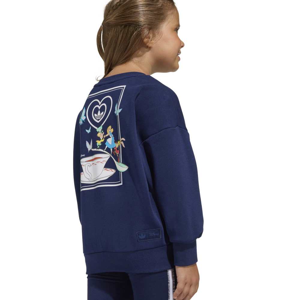 adidas Childrens Disney Crew Flared Leggings Set - Blue