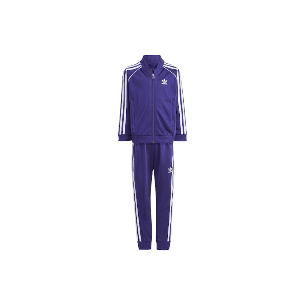 adidas Childrens SST Tracksuit - Purple