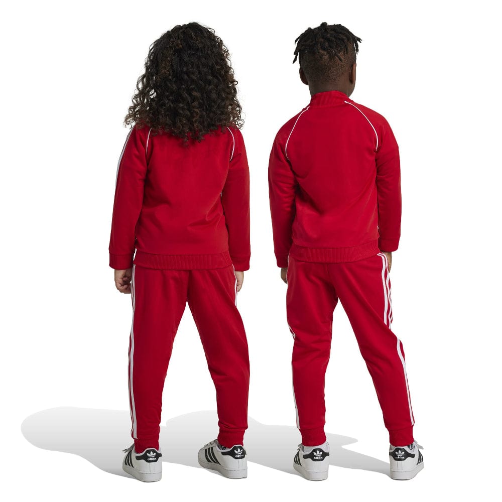 adidas Childrens SST Tracksuit - Red