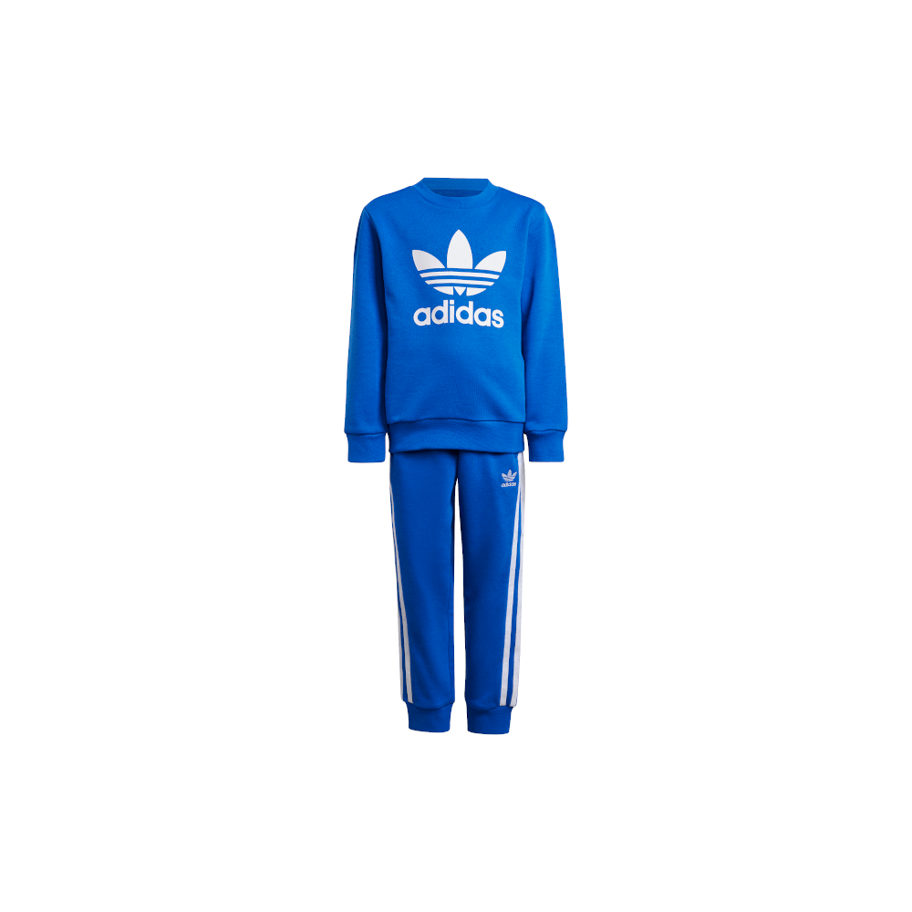 adidas Childrens Trefoil Crew Set - Blue