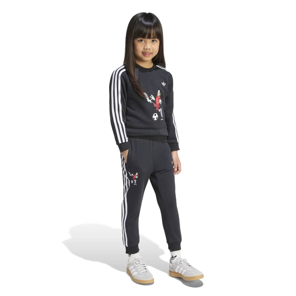 adidas Disney Crew Set - Black / White