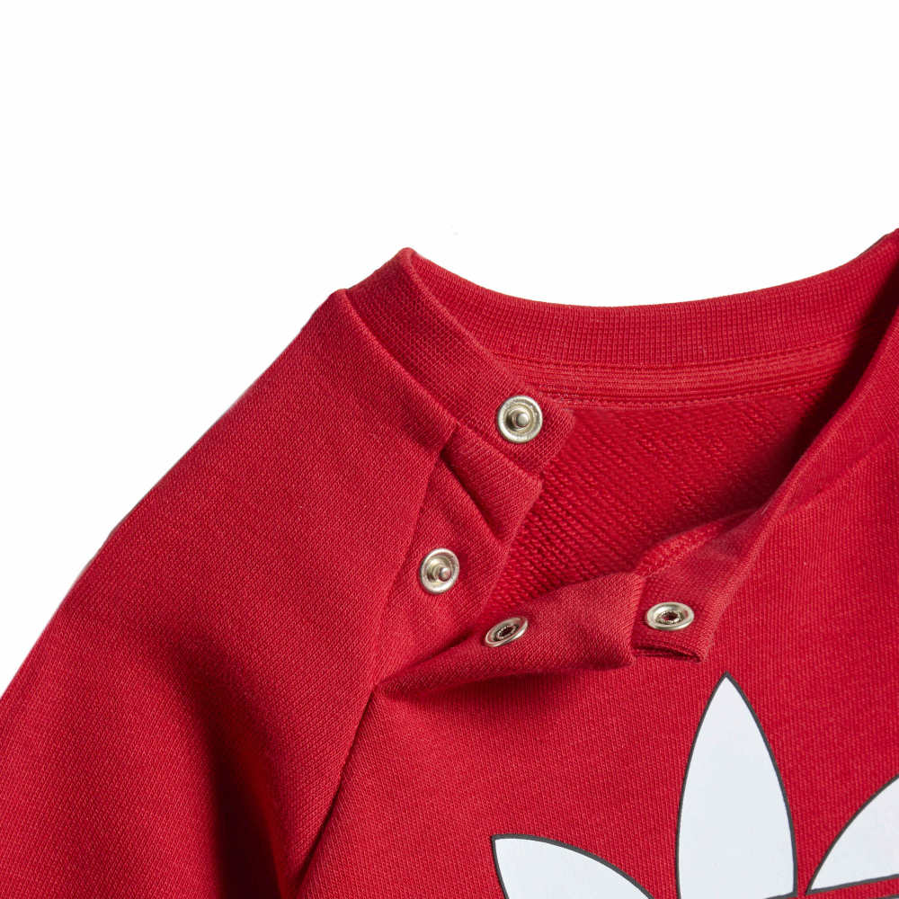 adidas Infants Crew Set  - Better Scarlet / White