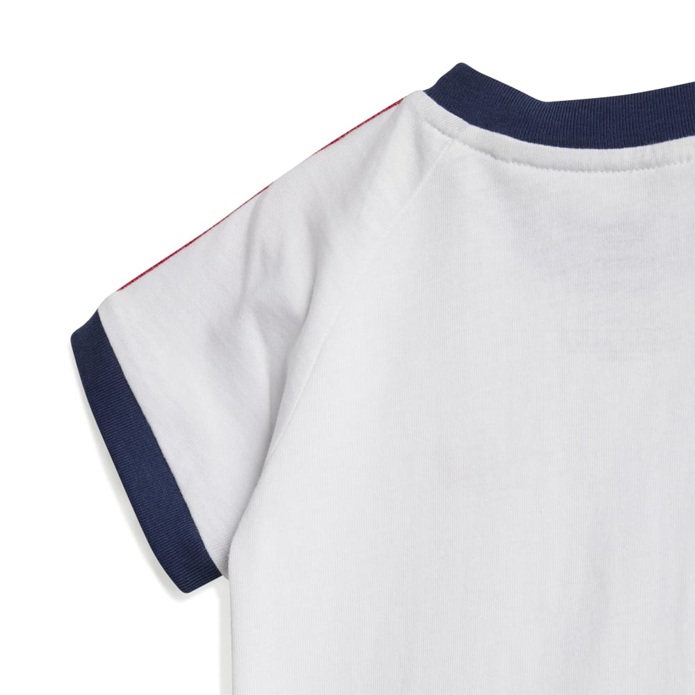 Adidas Infants Denim Tee Set - Medium Blue Denim / White