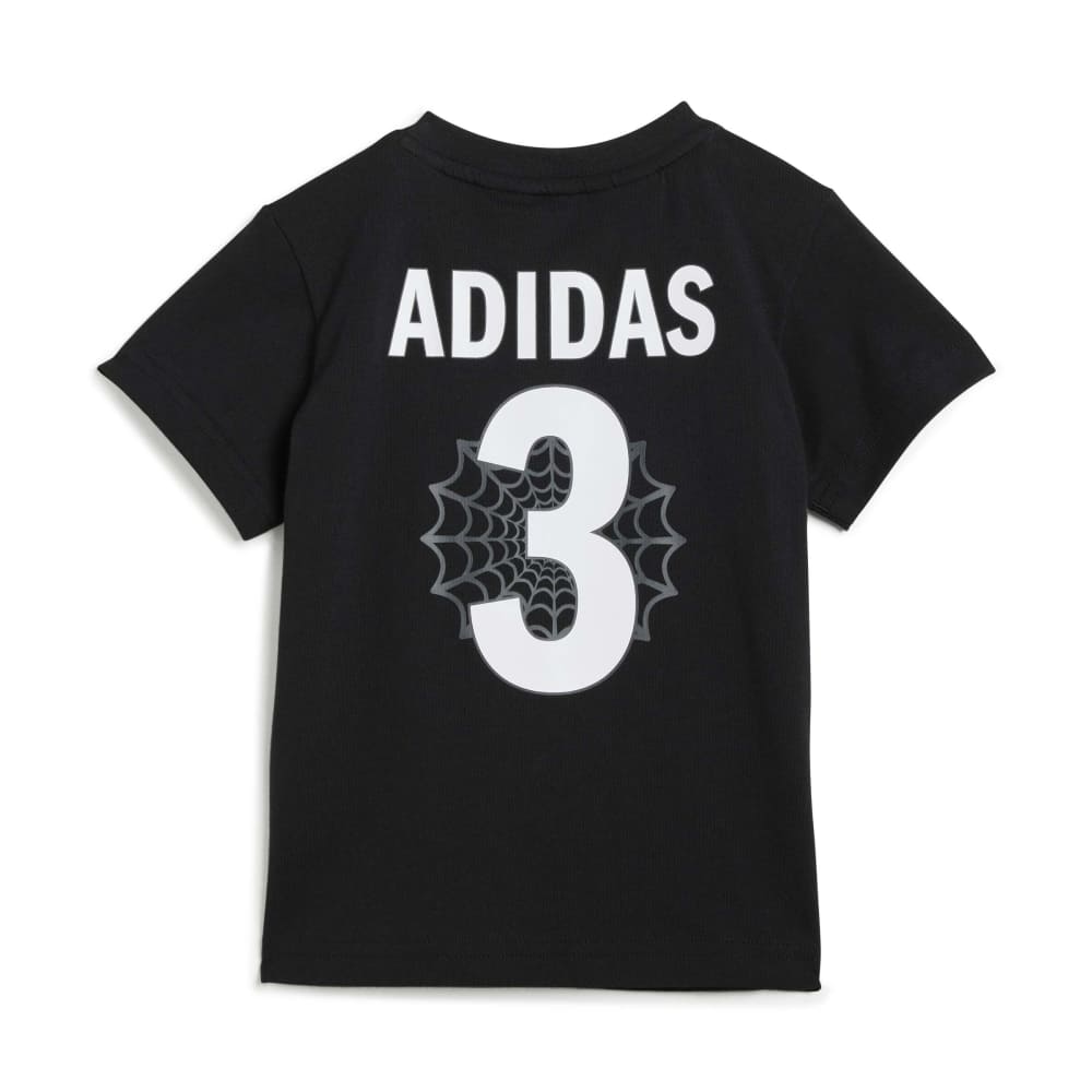 adidas Infants Marvel Spider-Man Short Tee Set - Black / Red
