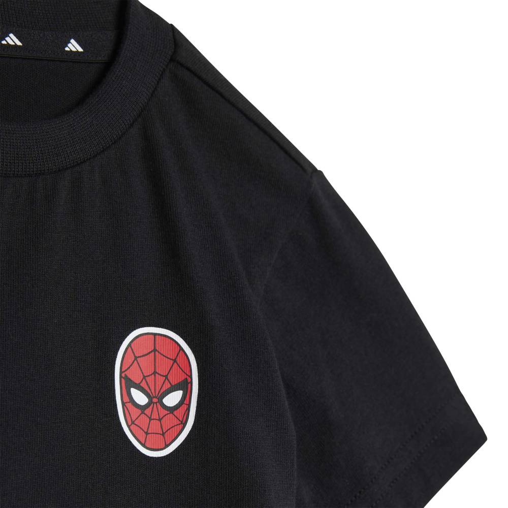 adidas Infants Marvel Spider-Man Short Tee Set - Black / Red