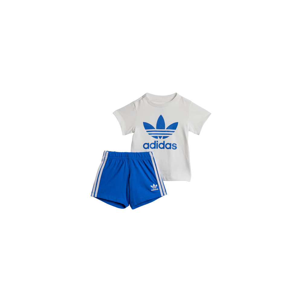 adidas Infants Short Tee Set - Blue / White