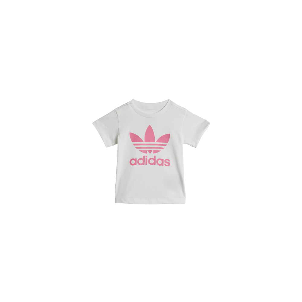 adidas Infants Short Tee Set - Rose Tone / White