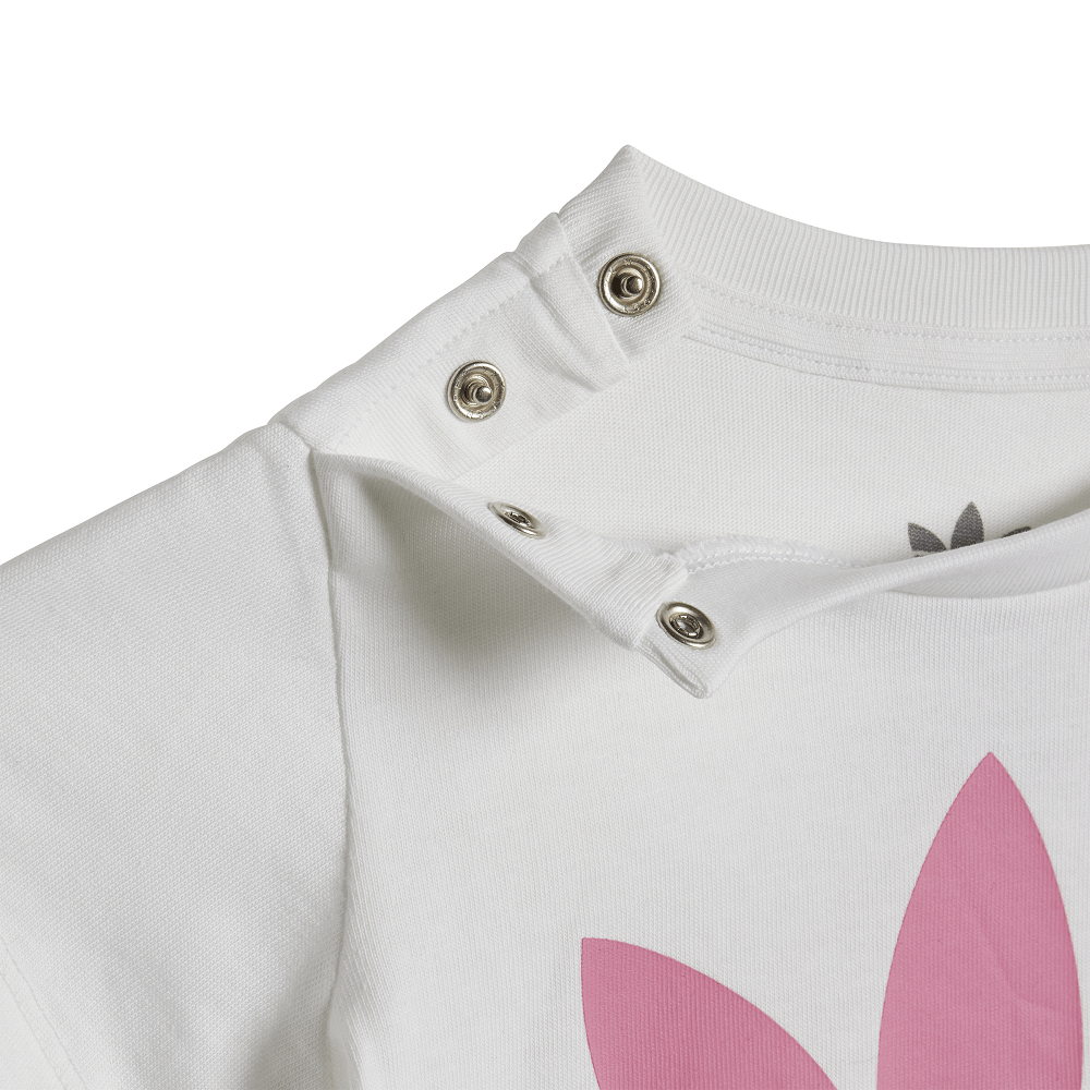 adidas Infants Short Tee Set - Rose Tone / White