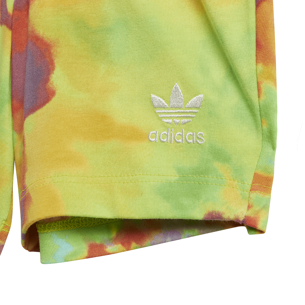 adidas Infants Tie-Dyed Short Tee Set - Off White / Multicolour