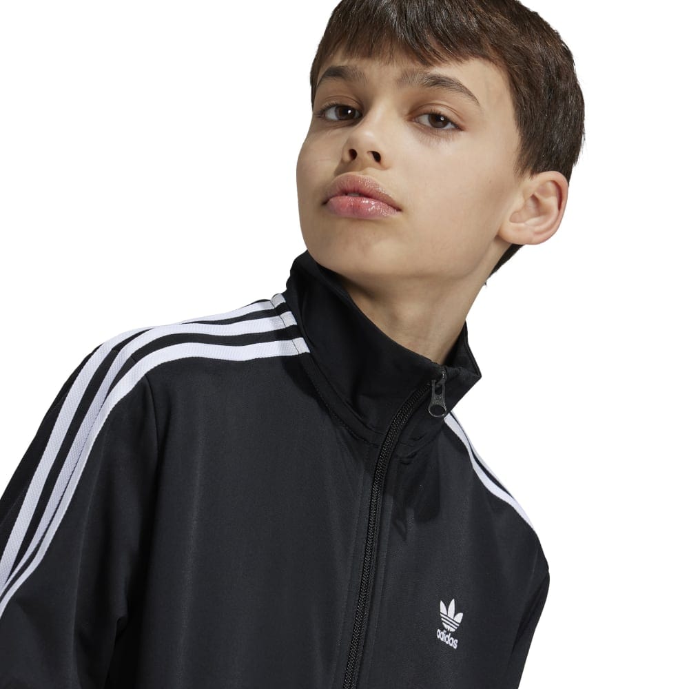adidas Kids Adicolor Firebird Top - Black / White