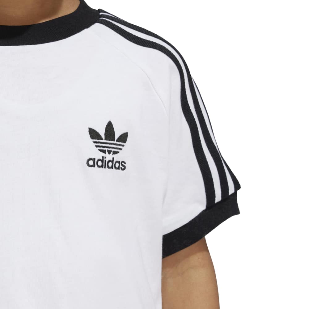 adidas Kids Adicolor Trefoil Tee - White