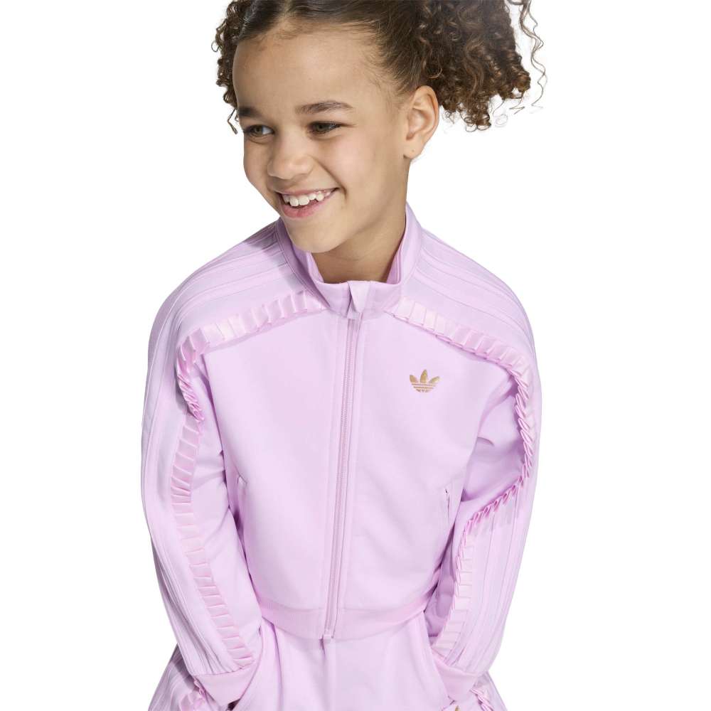 Adidas Kids Firebird Loose Tracksuit - Orchid Fusion