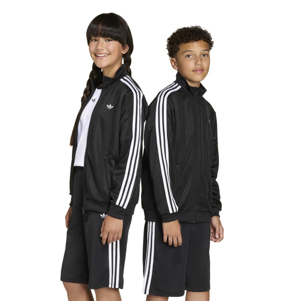 adidas Kids Loose Jacquard Track Top - Black