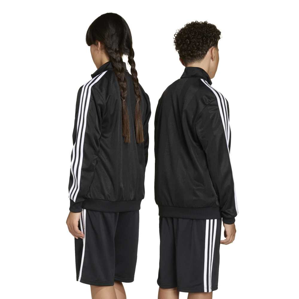 adidas Kids Loose Jacquard Track Top - Black