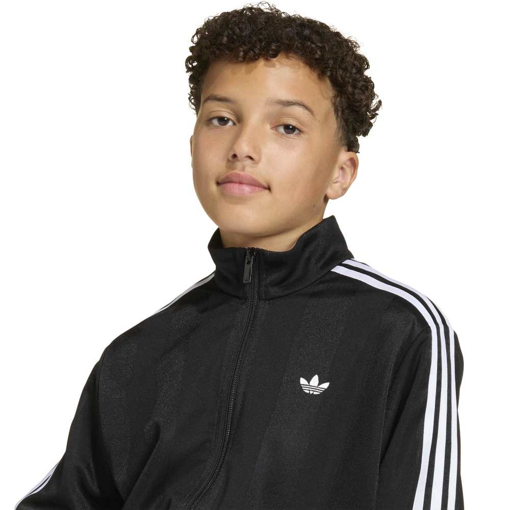 adidas Kids Loose Jacquard Track Top - Black