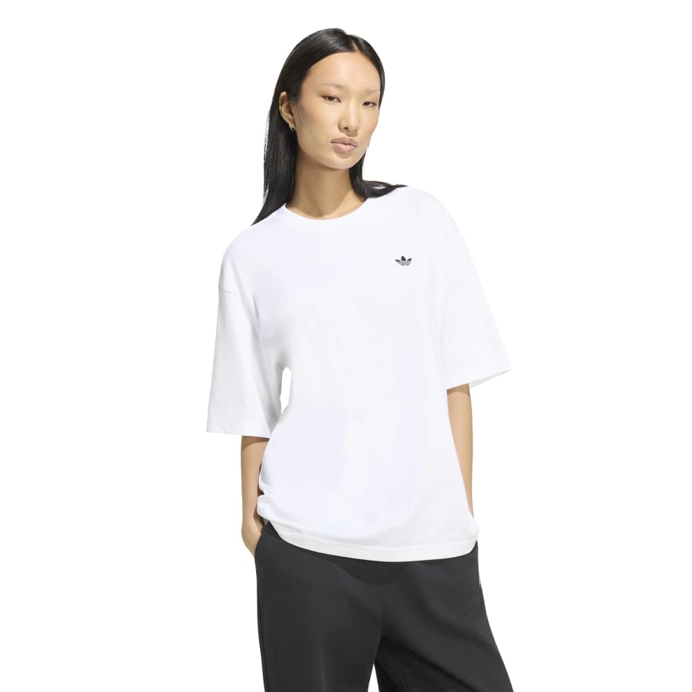 Adidas Women's Essentials Boyfriend Tee - White