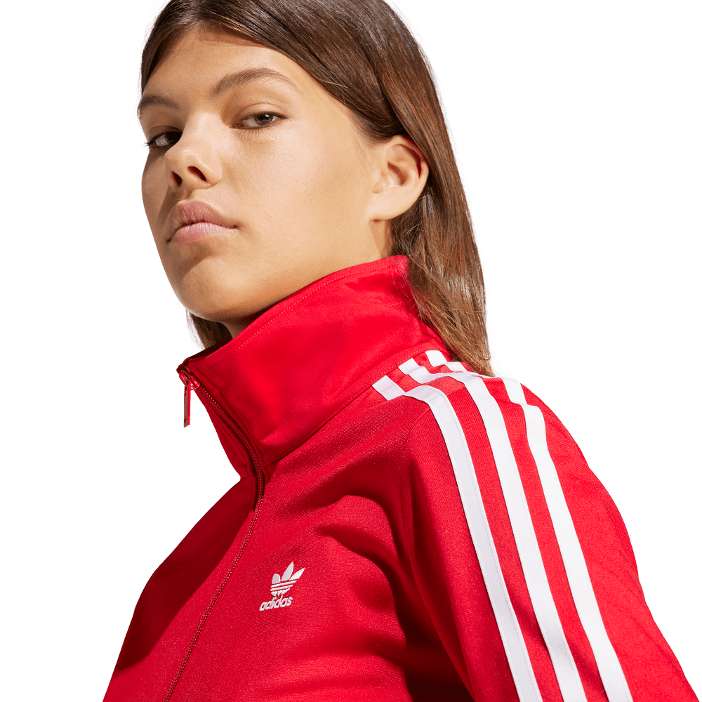 adidas Womens Adicolor Firebird Track Top - Better Scarlet