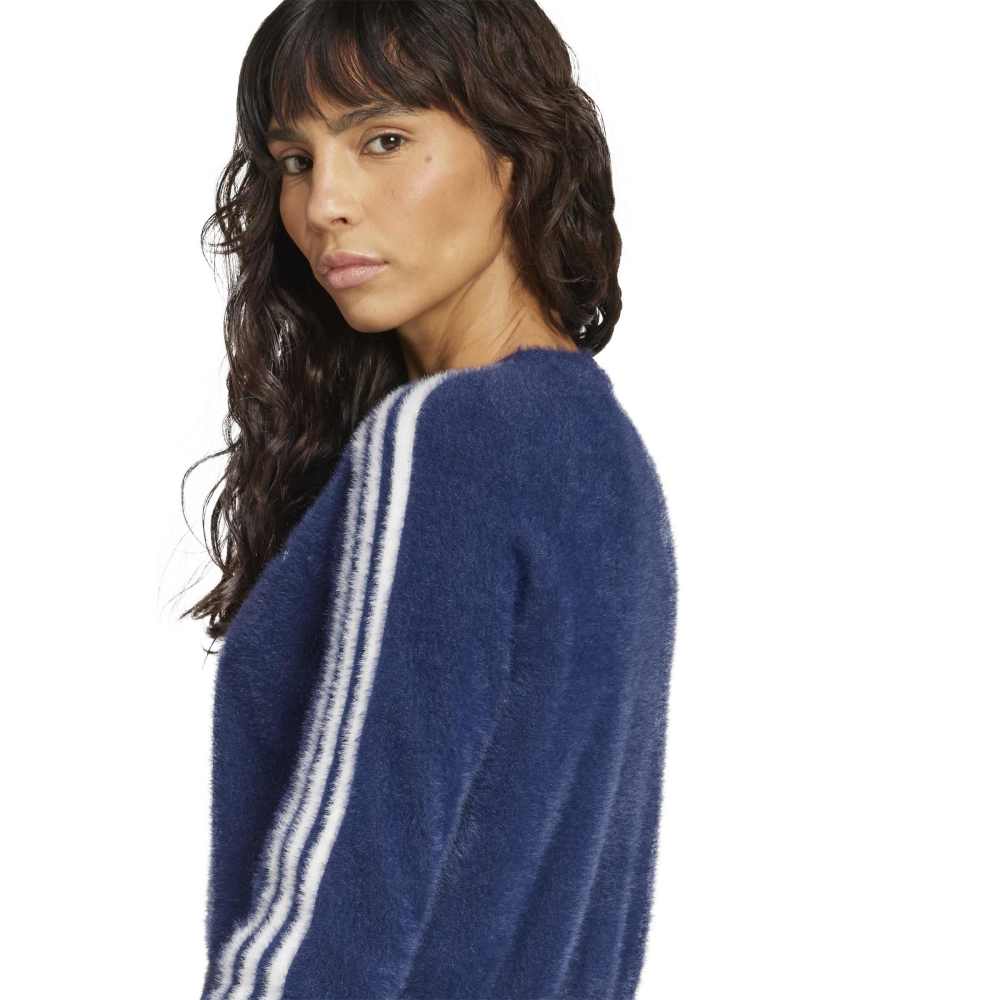 adidas Womens Fluffy Cardigan - Blue