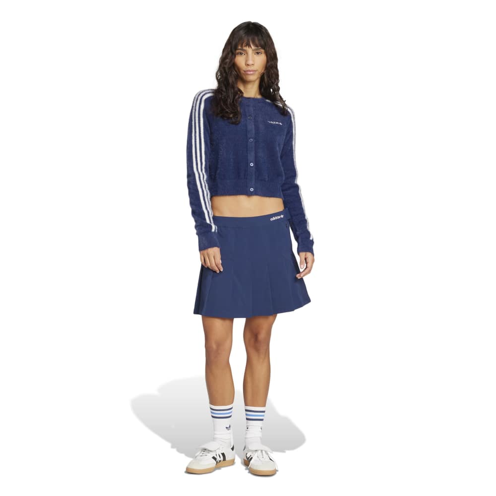 adidas Womens Fluffy Cardigan - Blue