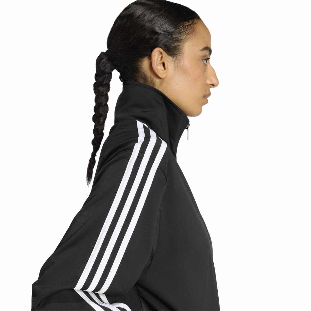 Adidas Womens Loose Firebird Track Top - Black / White