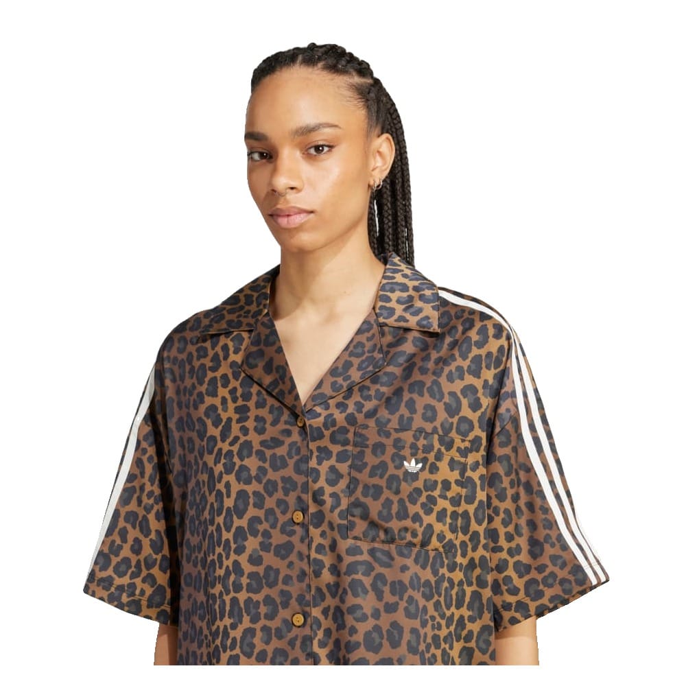 adidas Womens Satin Shirt - Multicolor / Bronze Strata