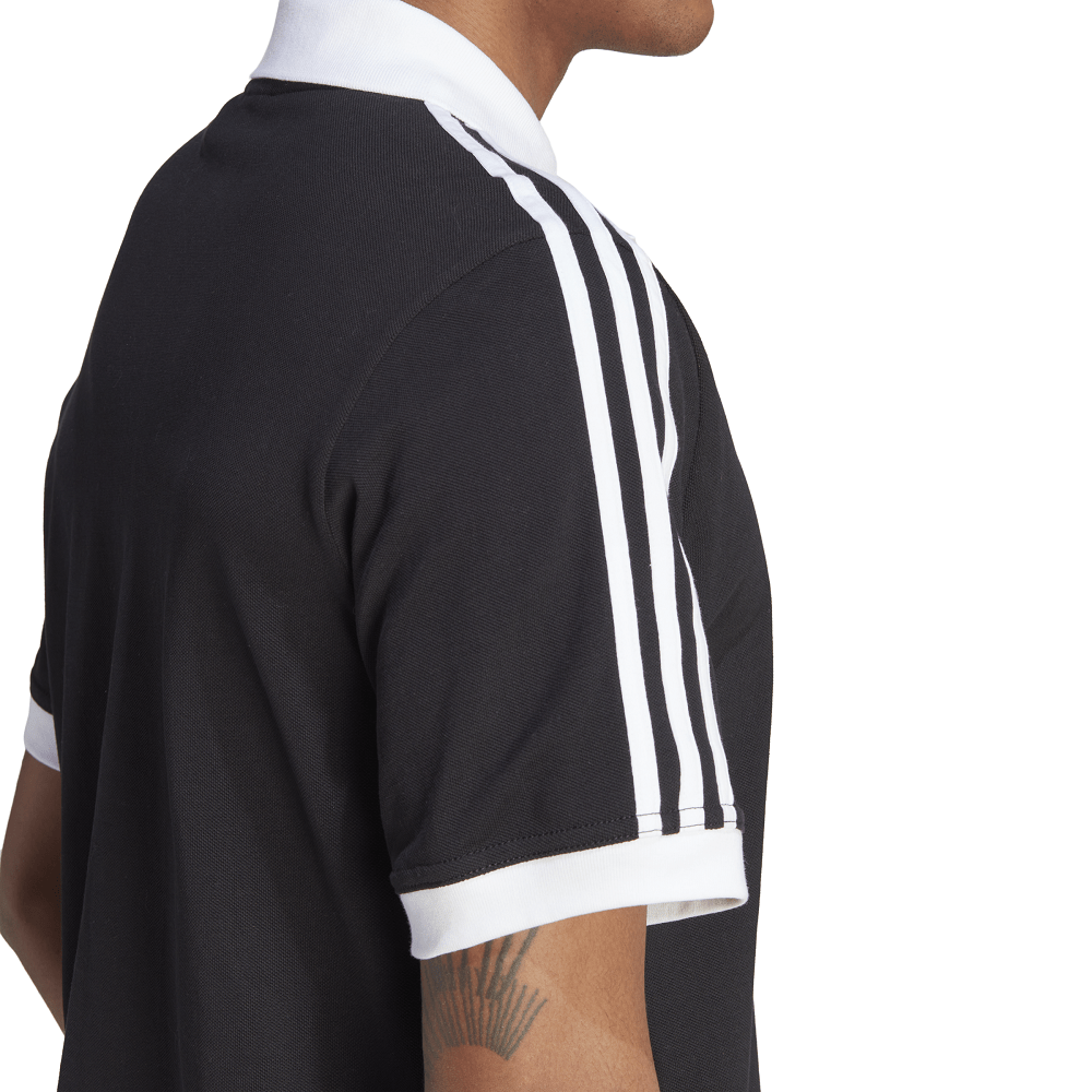 adidas 3-Stripe Polo - Black